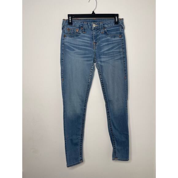 True Religion World Tour Section Super Skinny Size 27 - Picture 1 of 9